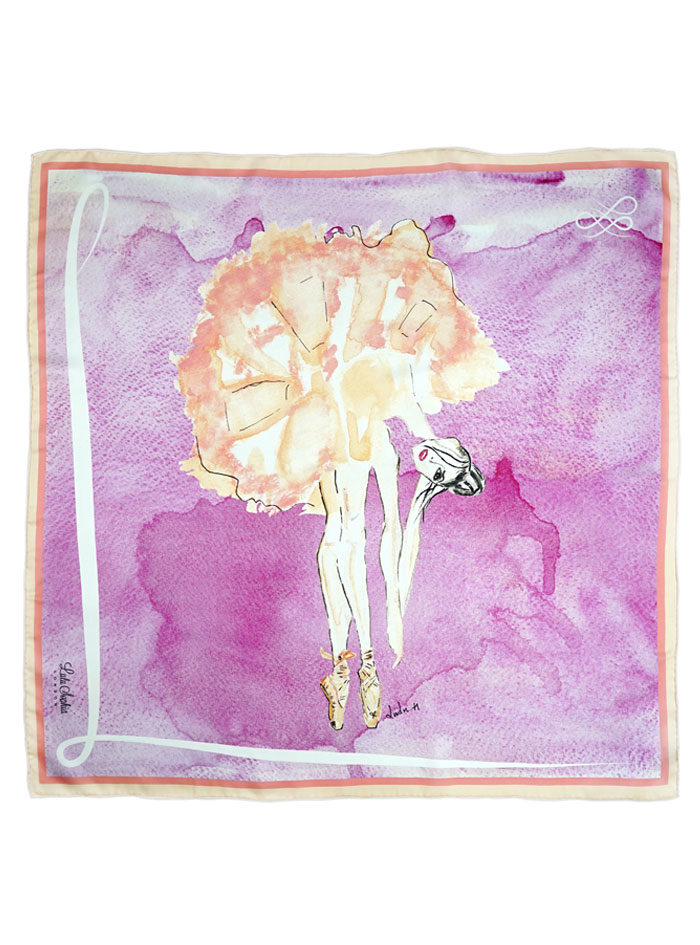 Ballerina lilac large flat